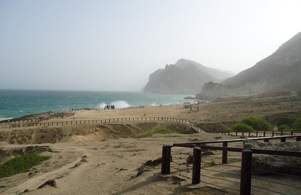 West Salalah Tour - Caribbean of Orient - Fazayah Beach with City