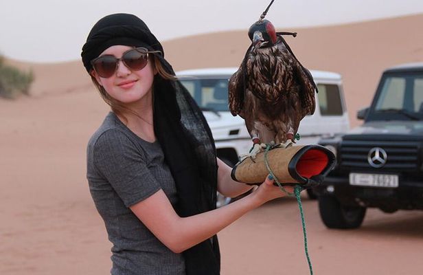 Private Dubai Lahbab Dunes Safari With BBQ Dinner In Premium Camp