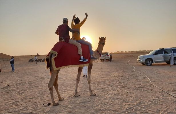 Dubai: Desert Safari 4x4 Dune with Camel Riding and Sandboarding