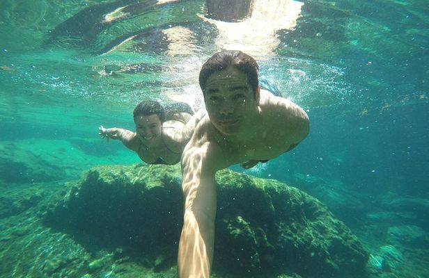 4 Different Cenotes & Beach from Playa del Carmen