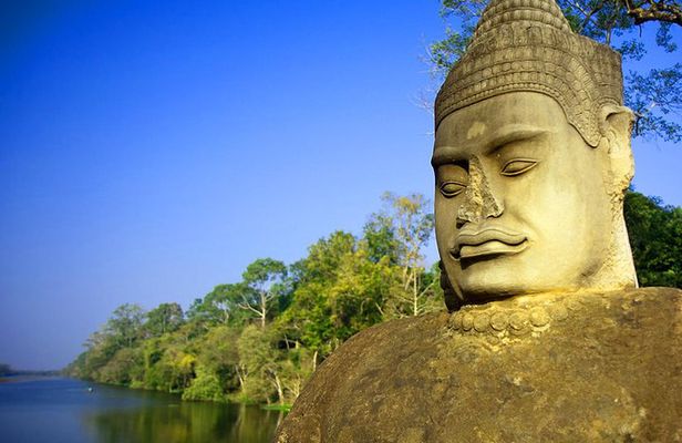 Angkor Wat and waterfall 2-day tour