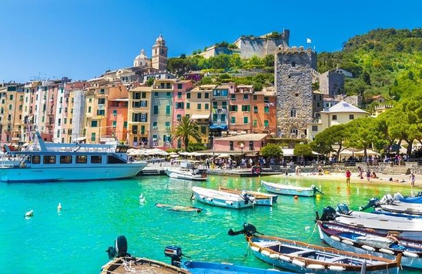 Cinque Terre & Portovenere Boat Adventure from Florence