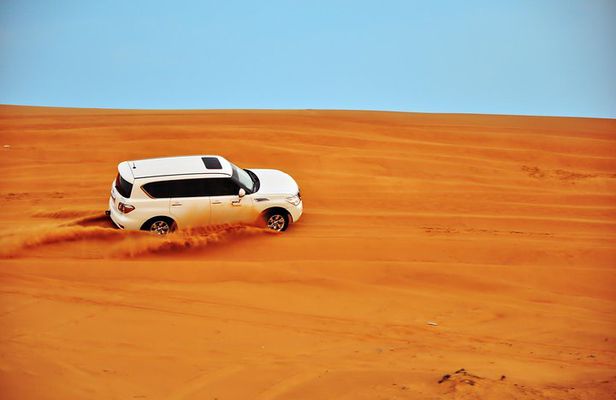 Half Day Desert Safari || Sand Boarding || Camel Ride || Inland Sea Visit ||