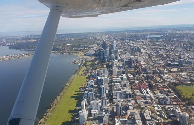 Perth Scenic Flight - City River and Beaches