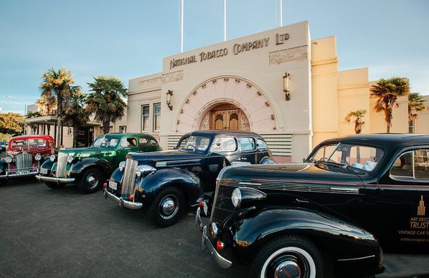 Napier Art Deco 1.5 hour Vintage Car Tour for up to 4 people