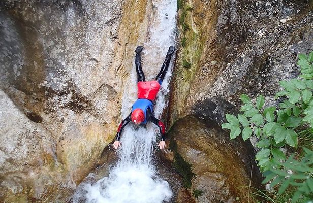 CANYONING in Susec from Bovec, Families welcome, photo service