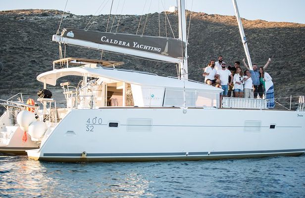 Santorini All-inclusive Private Catamaran Cruise