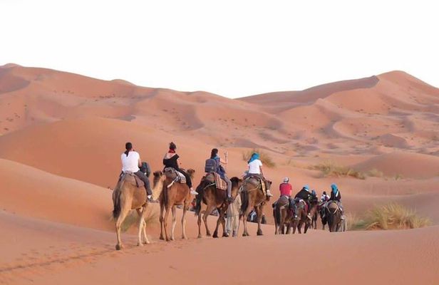 From Fes : 3 days Private Desert Tour to Marrakech via Merzouga