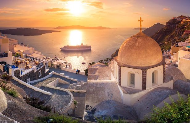Island Bus Tour: The Majestic Spots Of Santorini