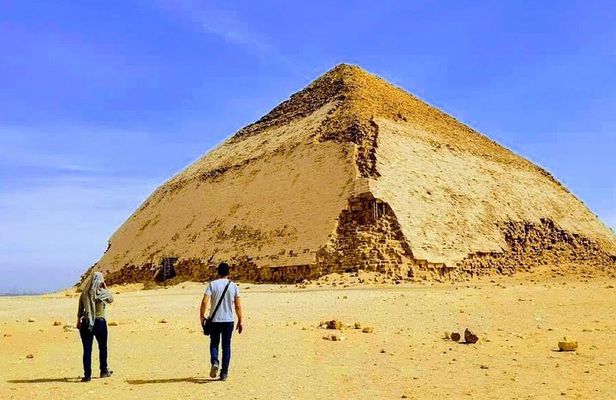 Full-day Great Pyramids, Saqqara step Pyramid, and Dahshure tour