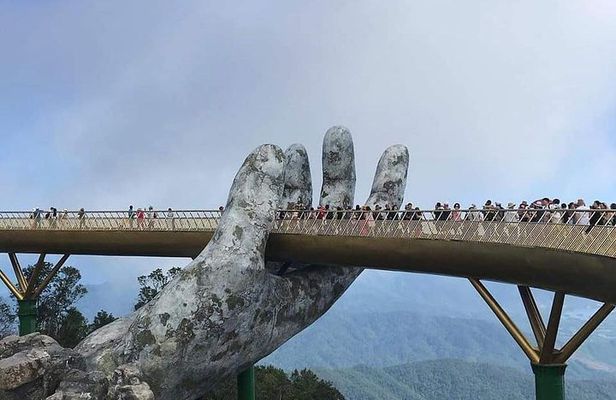 GOLDEN BRIDGE & BA NA HILL.,SUNWORD via Cable Car, Waterfall, Wild Jungle