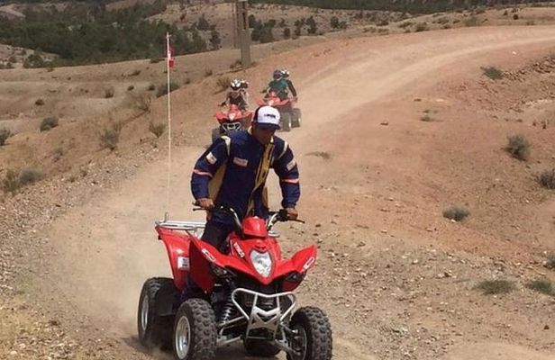 Full day quad: Explore Agafay's Terrain & Marrakech Lake by Quad