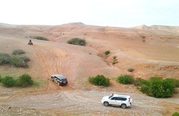 4×4 Agafay desert & Atlas mountains day trip from Marrakech : off beaten track