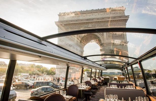 Paris Bustronome Gourmet Sightseeing Lunch on a Panoramic Bus