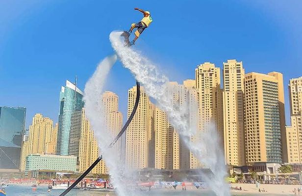 Soar Through the Air with Flyboarding in Dubai Marina
