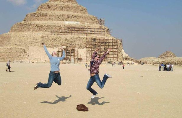 Private Tour Giza Pyramids, Sakkara pyramid, Memphis city ,Camel Ride with Lunch