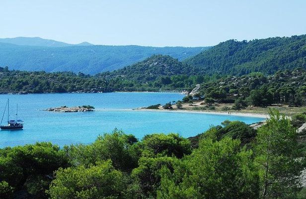 Halkidiki Blue Lagoon Cruise On A Pirate Boat From Thessaloniki