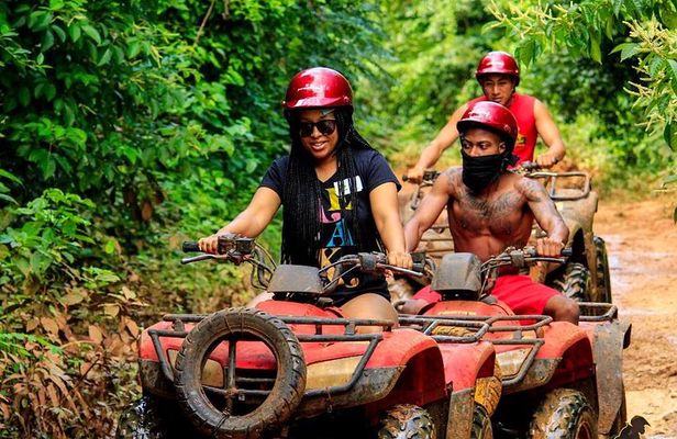 Drive An Atv, Live The Experience Of Ziplining And Swim On A Real Cenote
