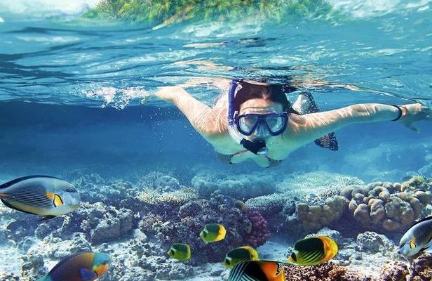 8-Hour Private Boat Charter Exclusive & Lunch Transfer -Hurghada
