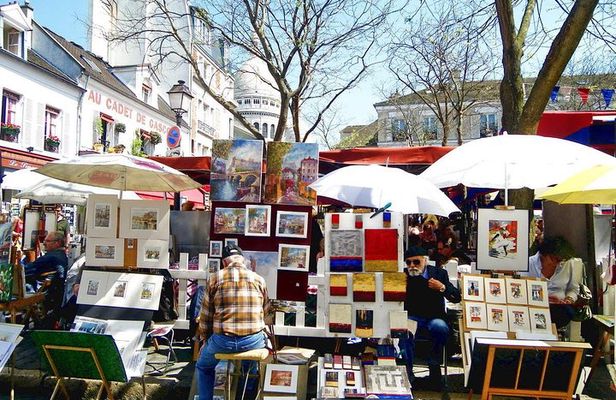 Paris Montmartre & Sacre Coeur Semi-Private Guided Tour 12ppl Max