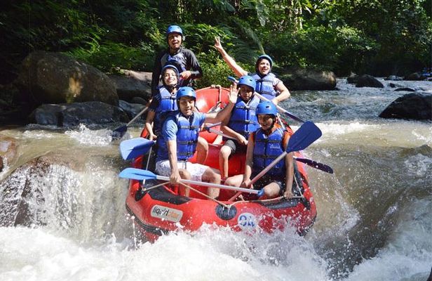 Ubud Rafting - Rice Terrace - Tegenungan Waterfall - Tanah Lot Sunset Temple