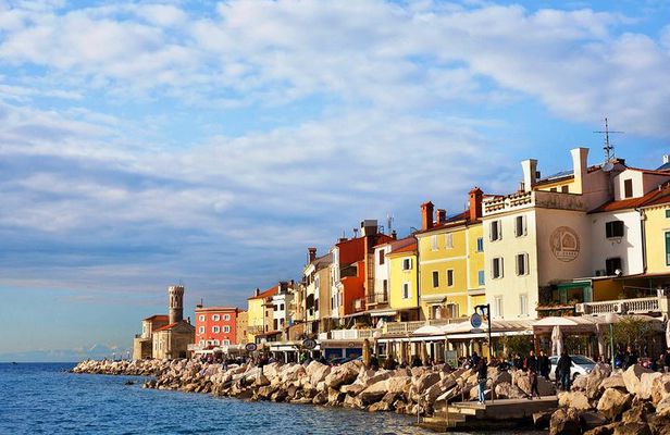 Piran & Panoramic Slovenian Coast from Trieste