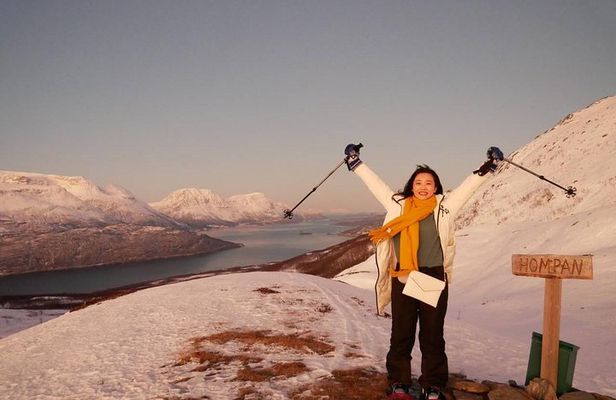 Snowshoeing With A View
