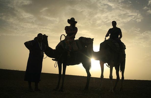 Camel ride and magical dinner in Agafay desert