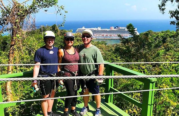 Extreme Zipline, City Tour, Chocolate, Rum Factory, Beach Break, Transfer