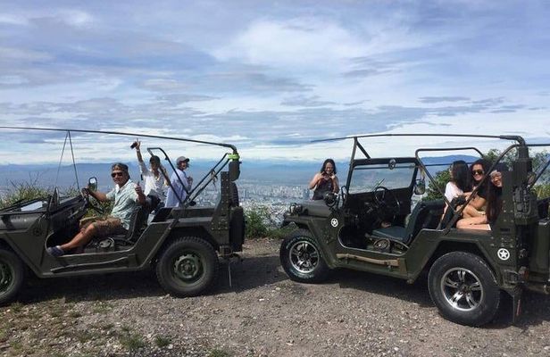 Jeep Tour Danang to Hai Van Pass Lunch Lang Co Beach & Waterfall