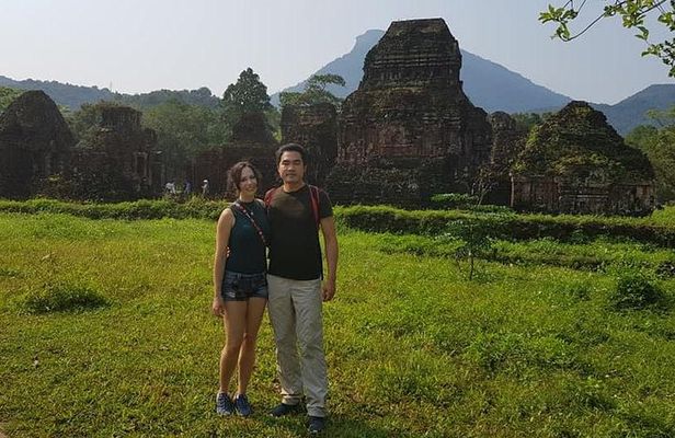 My Son Early Morning Tour to Avoid Crowds,Take Nice Photo from Hoi An or Da Nang