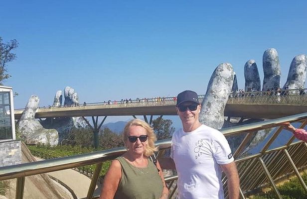 Private Shore Excurson to GOLDEN BRIDGE,BA NA HILL from TIEN SA or CHAN MAY Port
