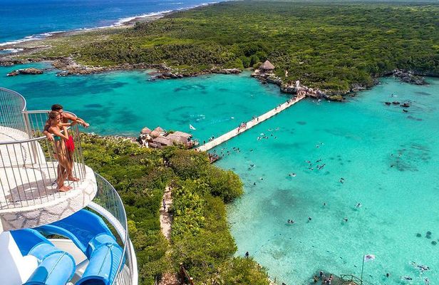Xel Ha Park Snorkeling & Buffete & Open bar only from Cancun