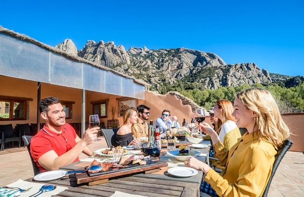 Montserrat Lunch & Wine at Farmhouse Small Group from Barcelona