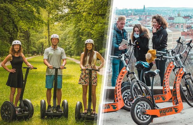 Prague Segway & E-Scooter Grand City Tour with Hotel Pick Up