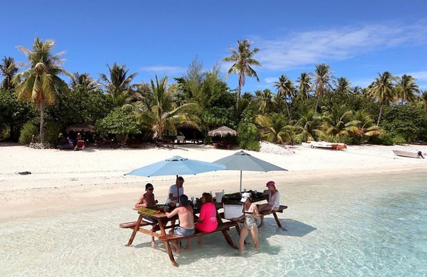 LUXURY Private Catamaran : Full-Day Sail & Polynesian Motu Lunch