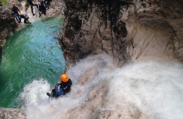 Canyoning in Susec Gorge from Bovec