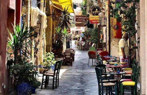Chania: Old Town, Public Market, Hill of Prophet Elias, Agia Triada