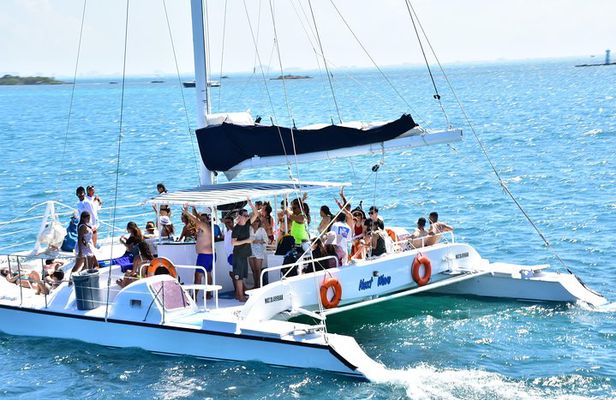 Isla Mujeres Catamaran Adventure All Inclusive from Cancun