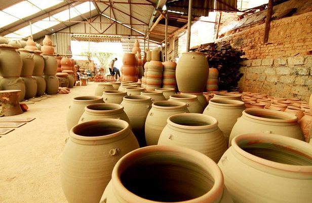 Mix Bat Trang Ceramic Village And Real Hanoi Scooter Tour
