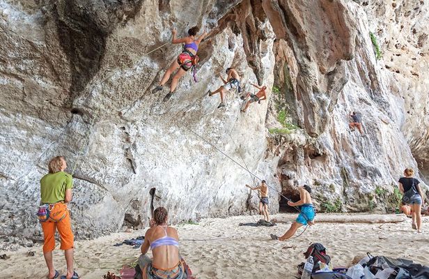 Rock Climbing Courses at Railay Beach Krabi