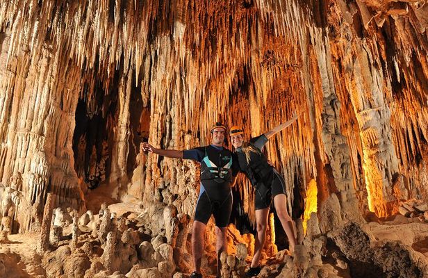 Río Secreto Nature Reserve from Playa del Carmen Entrance or Tour