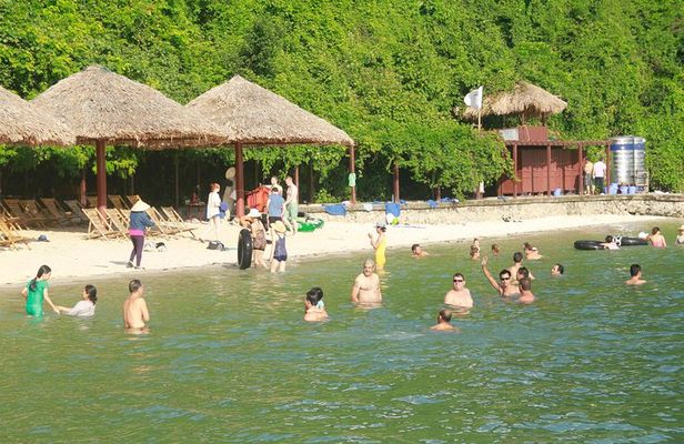Deluxe Halong Bay 6 Hours Cruise To Visit Surprising Cave And Titop Island