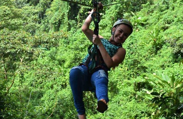 Volcano, Waterfalls, Zipline, Hot Springs Full Day Tour