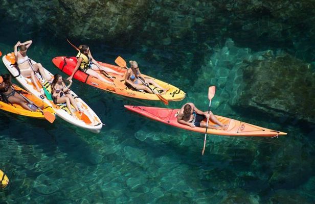 Costa Brava Kayaking and Snorkeling Small Group Tour with Lunch