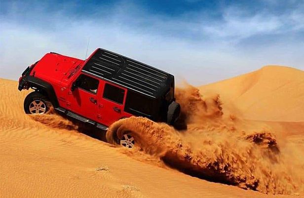 Dubai Desert 4x4 Dune Bashing, Sandboarding, Camel Riding, Dinner