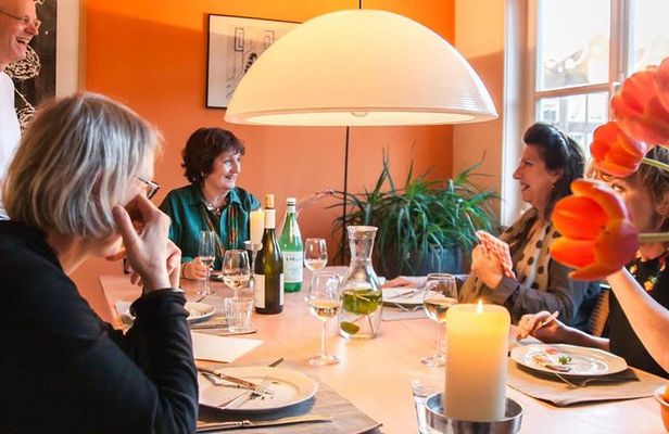 French Bistro-Style Dinner Overlooking Amsterdam's Canals