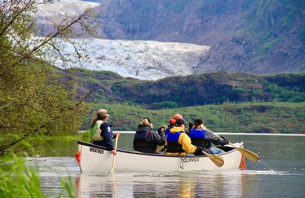 Juneau Shore Excursion: Mendenhall Glacier Canoe, Paddle and Hike