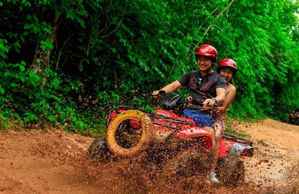 Atv experience, Ziplines adventure and Cenote swim from Cancun and Riviera Maya