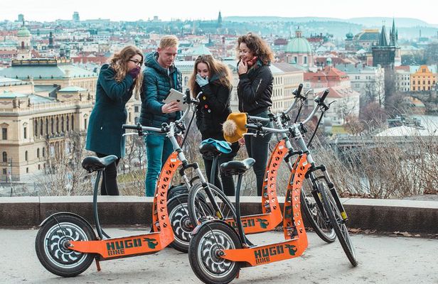 Prague Fat Tire or Regular Scooter City Tour